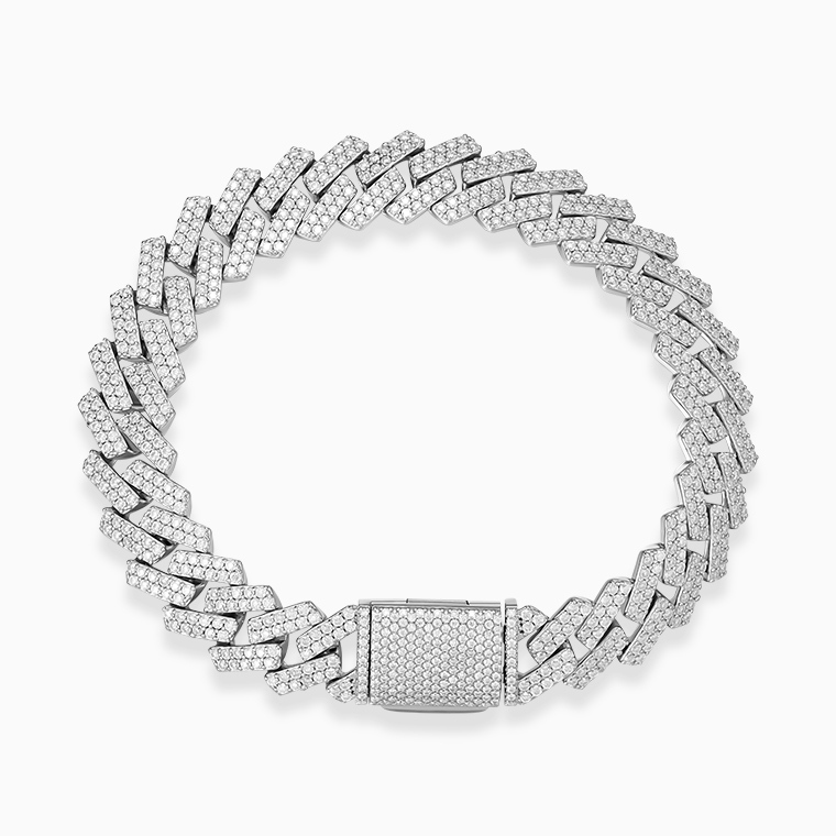 Men’s hip hop bracelet, iced out bracelet