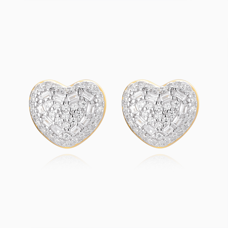 Men's Hip-Hop Stud Earrings | 925 Silver Moissanite/Zircon- Shining Star