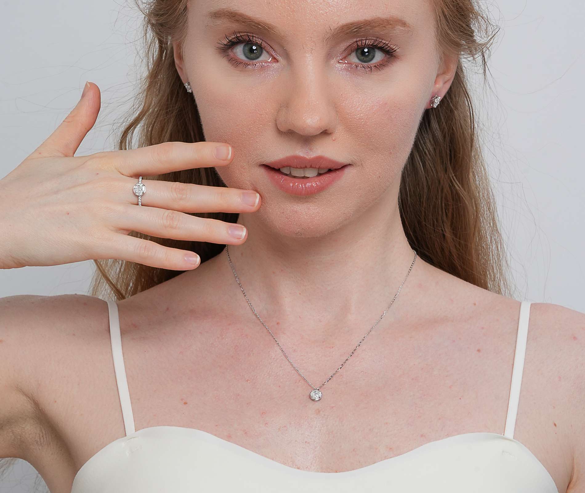 Shining Star Jewelry Party Round Diamond Fashion Jewelry Set For Women Shining Star Jewelry Party Round Diamond Fashion Jewelry Set For Women