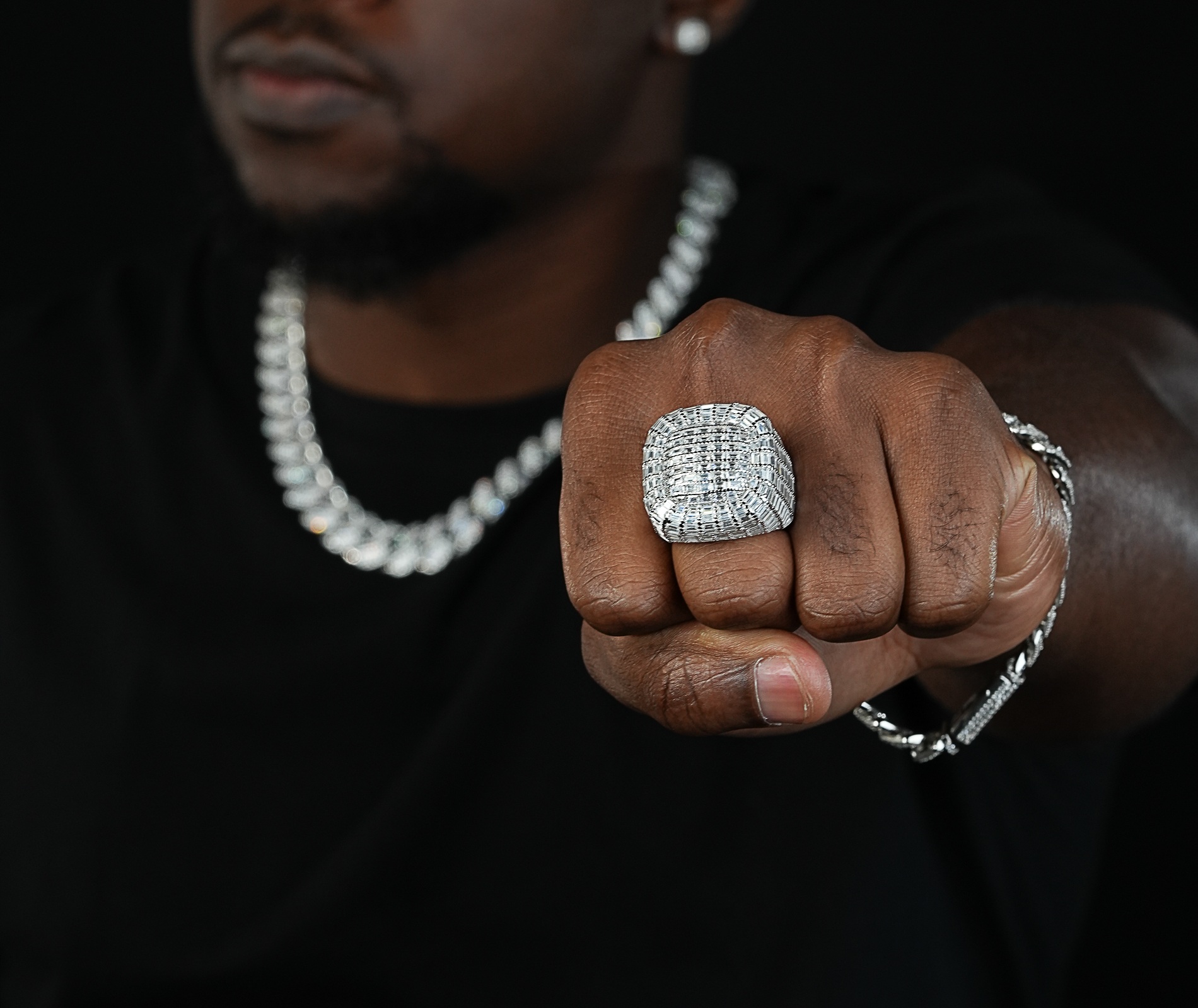 Men’s Hip Hop Rings | 925 Silver, Moissanite & CZ | Shining Star Jewelry Official Website