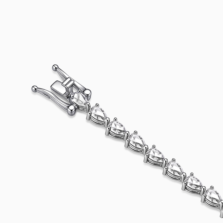 925 sterling silver women's bracelet | Moissanite hip hop jewelry | Cvd hip hop jewelry