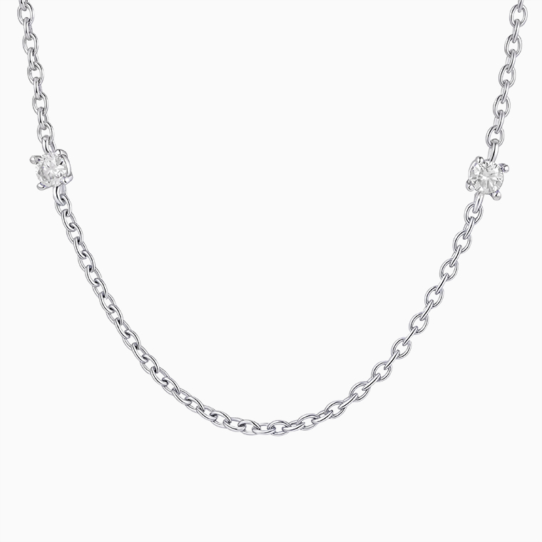 925 sterling silver Moissanite women's necklace| Moissanite hip hop jewelry manufacturer