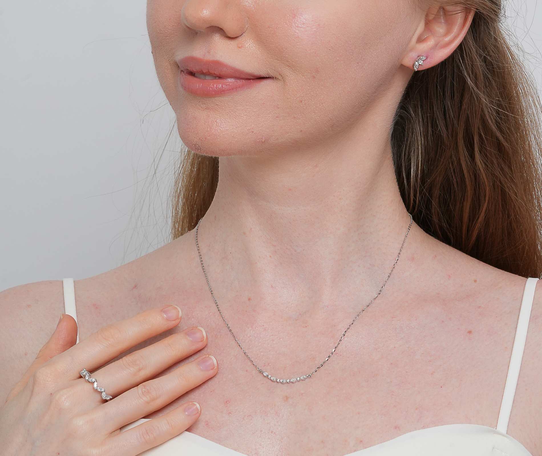 Shining Star Jewelry Luxury 925 Silver Vvs Moissanite Wedding Set For Women Shining Star Jewelry Luxury 925 Silver Vvs Moissanite Wedding Set For Women